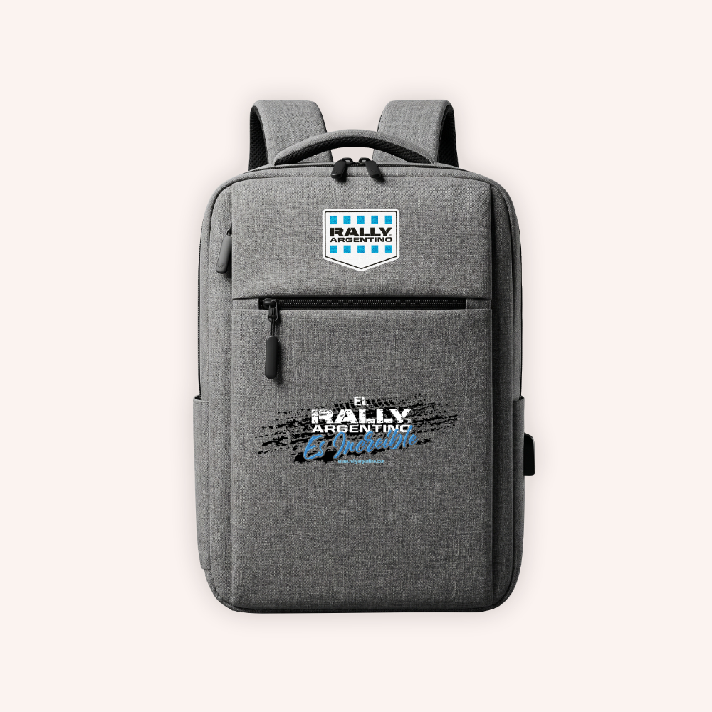 Mochila backpack gris